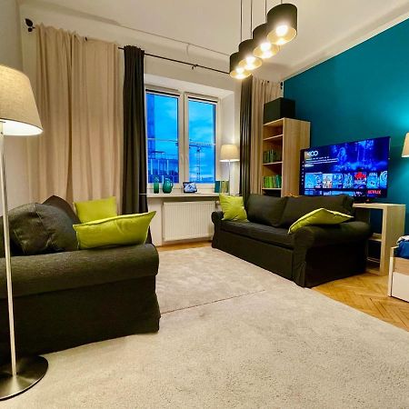 Super Square Metro X2 Fast Wifi 55'Tv Netflix Hbo Appletv+ Amazontv Appartement Warschau Buitenkant foto