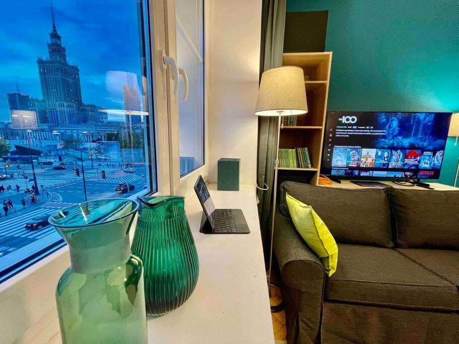 Super Square Metro X2 Fast Wifi 55'Tv Netflix Hbo Appletv+ Amazontv Appartement Warschau Buitenkant foto