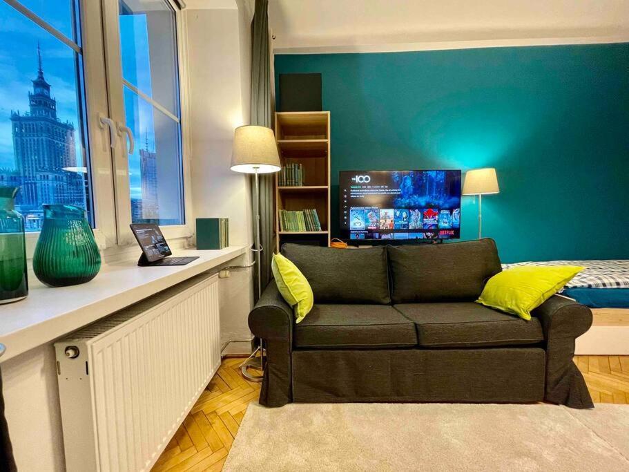 Super Square Metro X2 Fast Wifi 55'Tv Netflix Hbo Appletv+ Amazontv Appartement Warschau Buitenkant foto